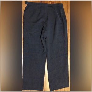 Kasper dressing   women’s pant inside liner side zipper brown. size 10P